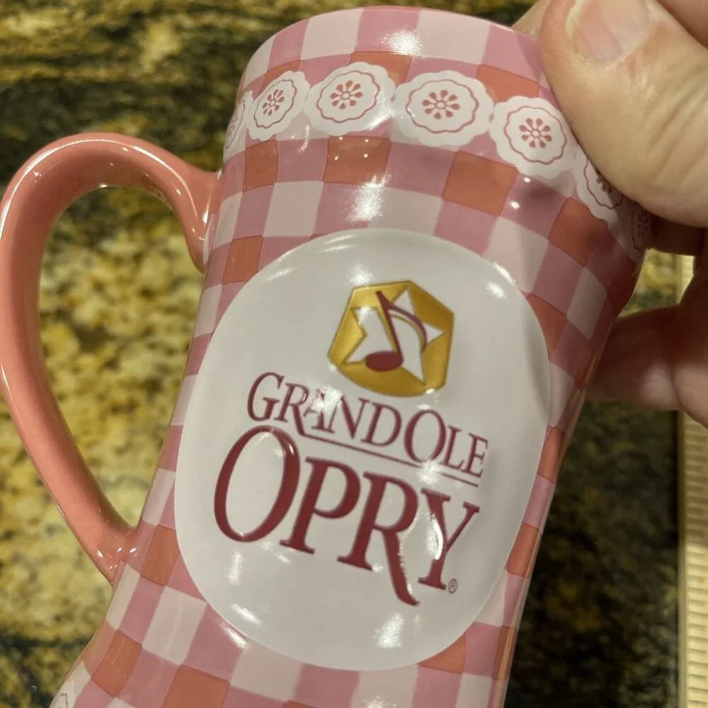 GRAND OLE OPREY COFFEE MUG. RAISED 3D IMAGES MUG. Art Deco‎ Print Mug.  B106